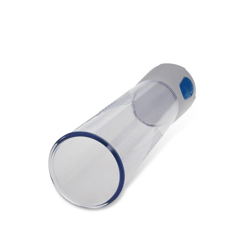 LoveToy Maximizer Worx Vibrating Penis Pump White - Автоматическая вакуумная помпа, 28.5х6.2 см (белый)
